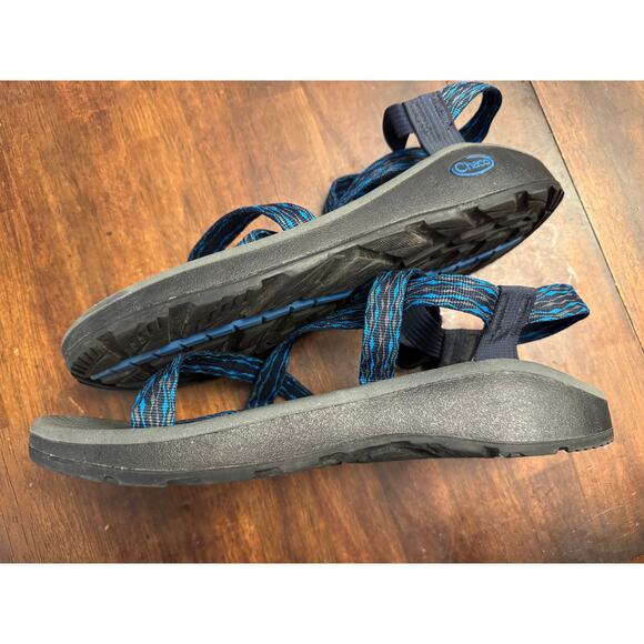 Chaco men\'s blue and black z/2 classic sport sandals size 12